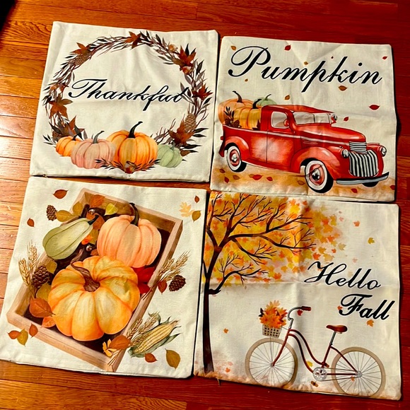 farmhouse Other - Brand New Fall Pillow Covers Set of 4 SOLD